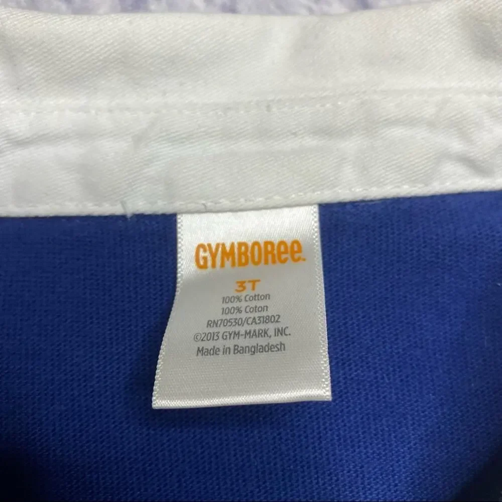 Gymboree Striped, Color-block Long Sleeve Polo